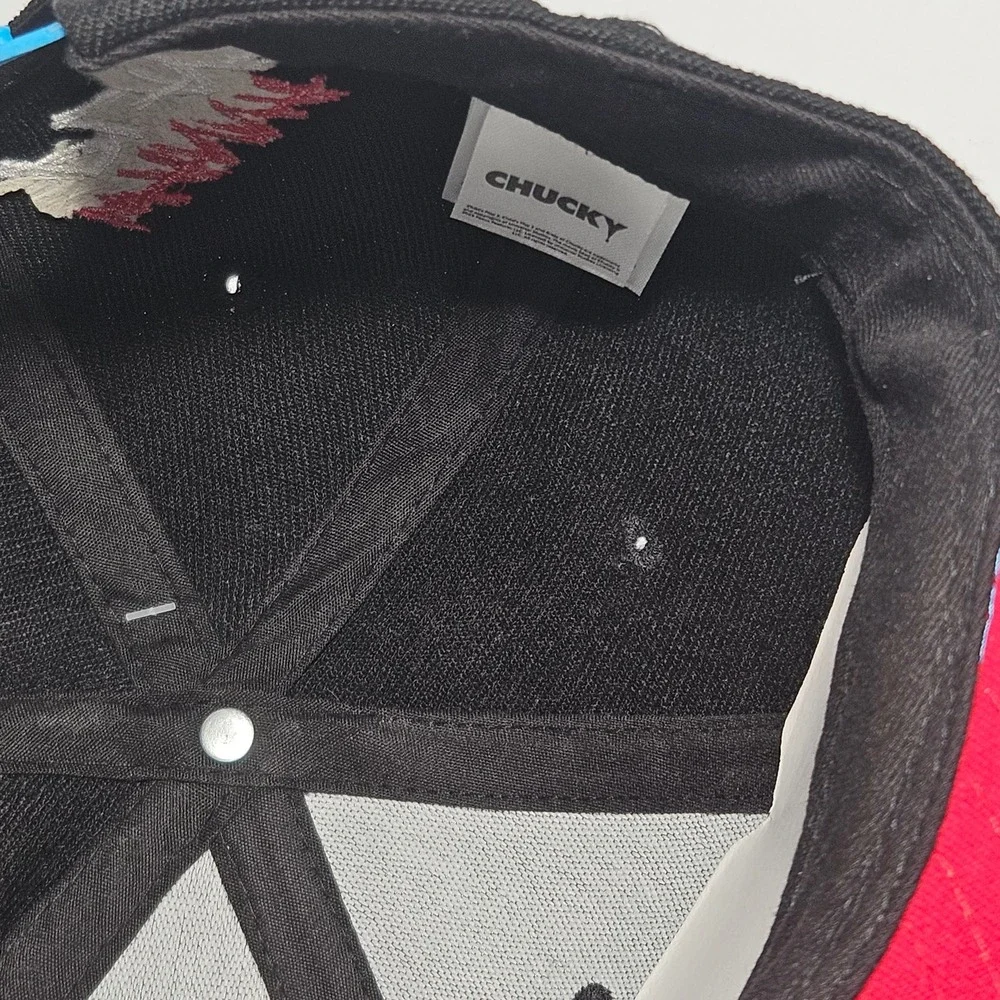 Chucky Child's Play Snapback Wanna Play Concept One Horror Black Blue Splatter